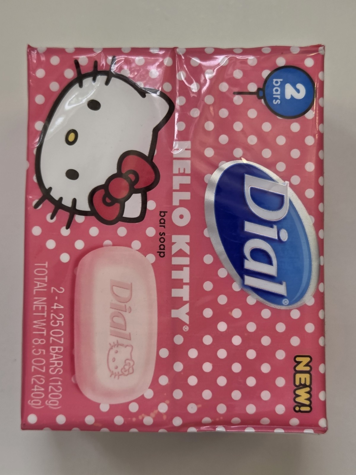 Dial Hello Kitty Sanrio Bar Soap (2 Bars) New Sealed Collectable