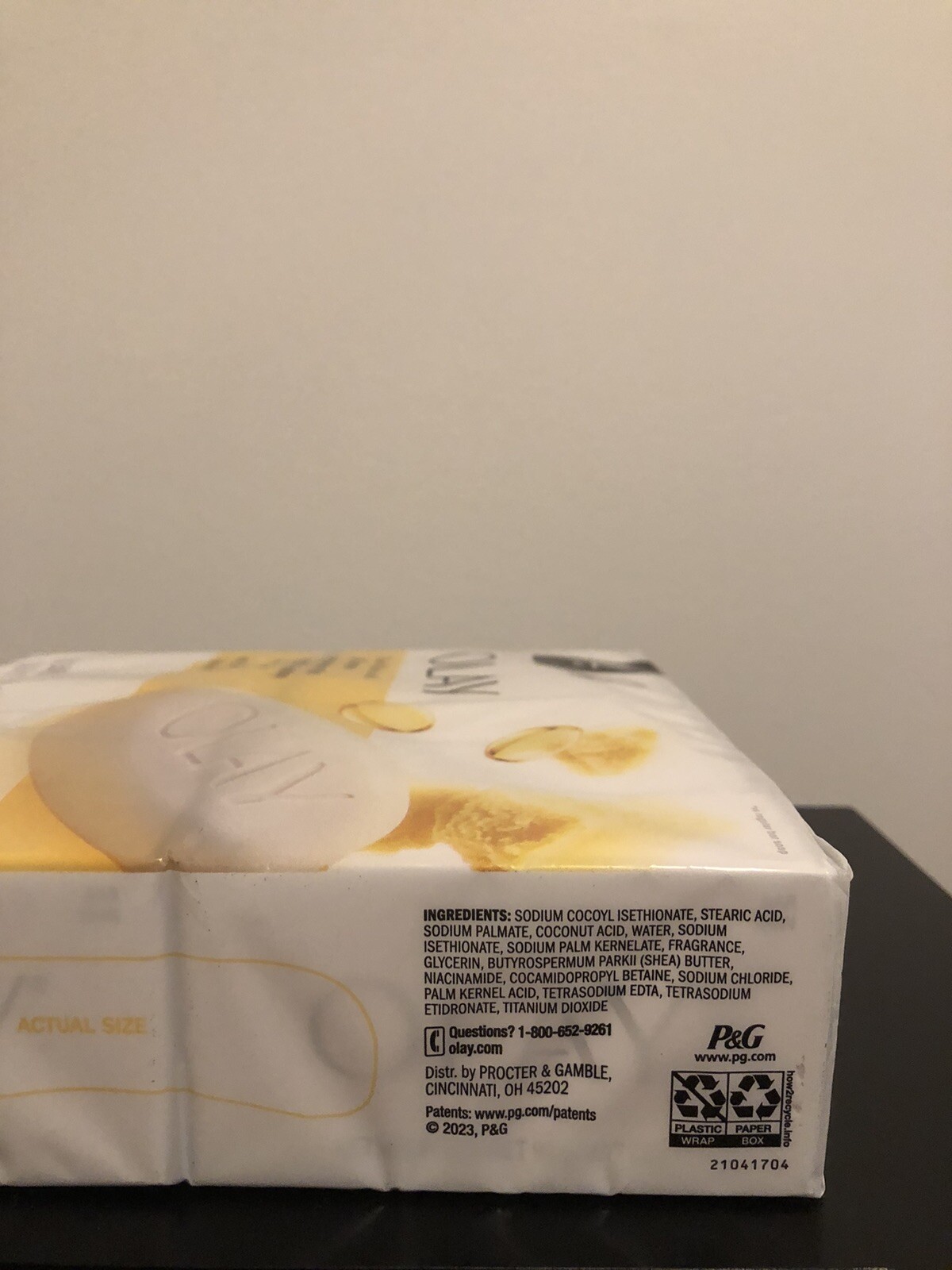 Olay Beauty Bar Soap with Shea Butter and Niacinamide 12 Count 3.17 Oz Each Bar