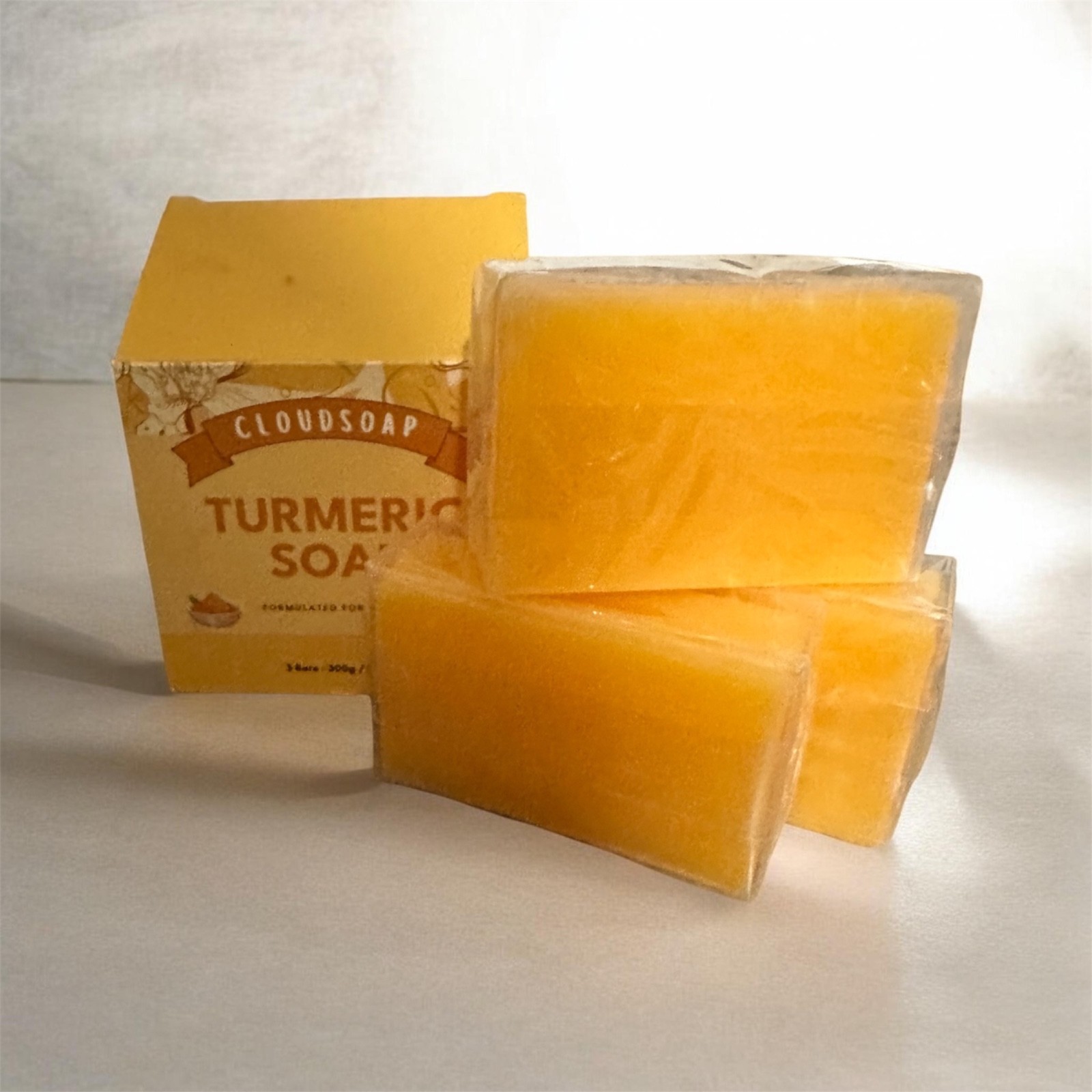Turmeric Soap for Dull Skin, 3 bars, Natural Soap