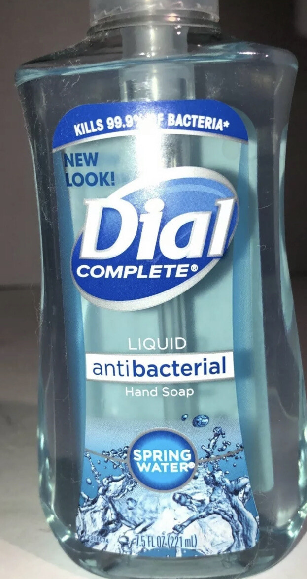 Dial Complete Liquid Hand Soap Spring Water 1ea 7.5FL OZ Blt-RARE-New-Ship24HRS