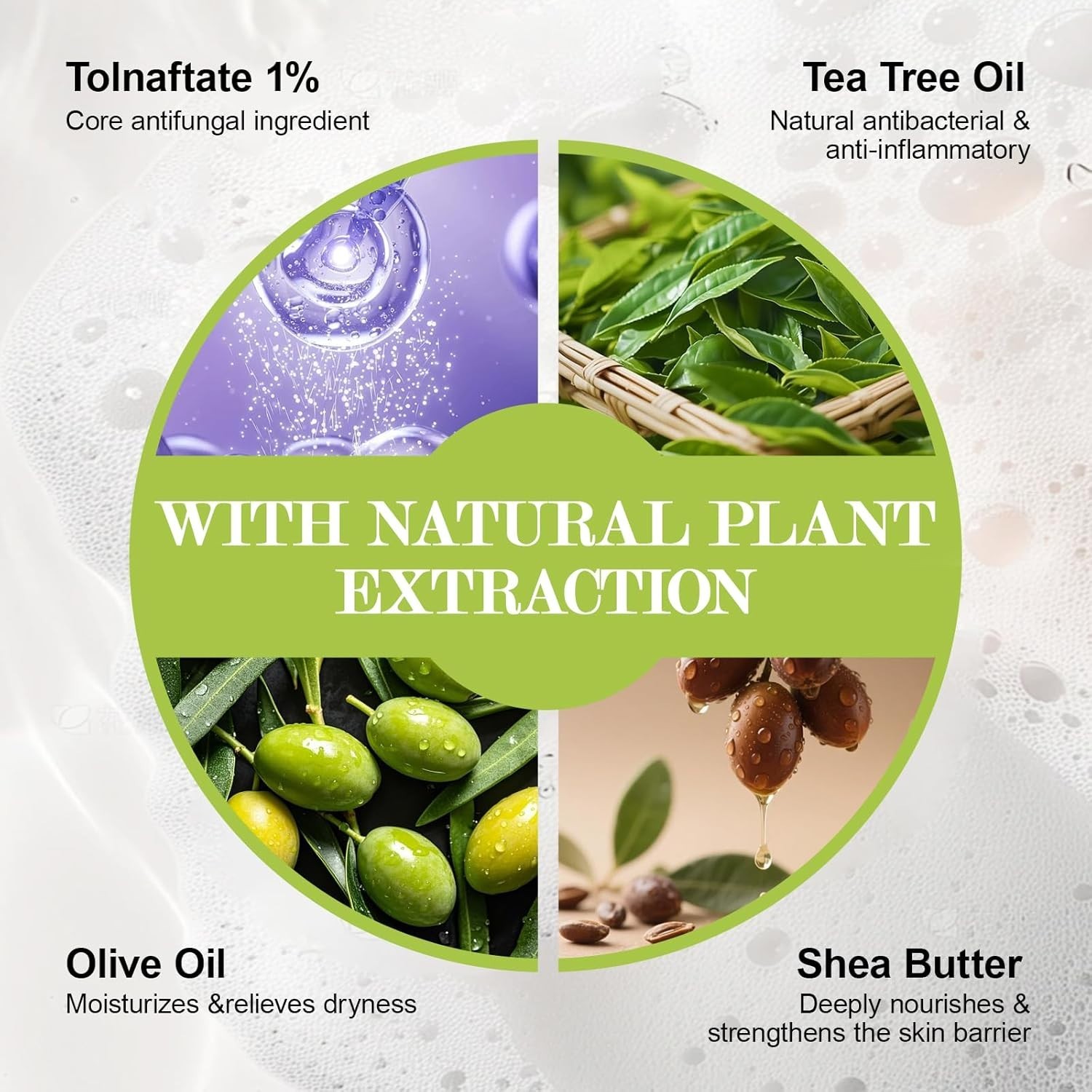 Antifungal Soap-Antibacterial Soap Bar with Tea Tree Oil- Body & Face Wash fo…