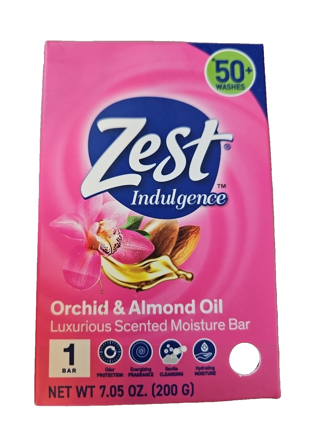 ZEST Bar Soap Moisturizing Orchid & Almond Oil Large Bars 7.05 oz
