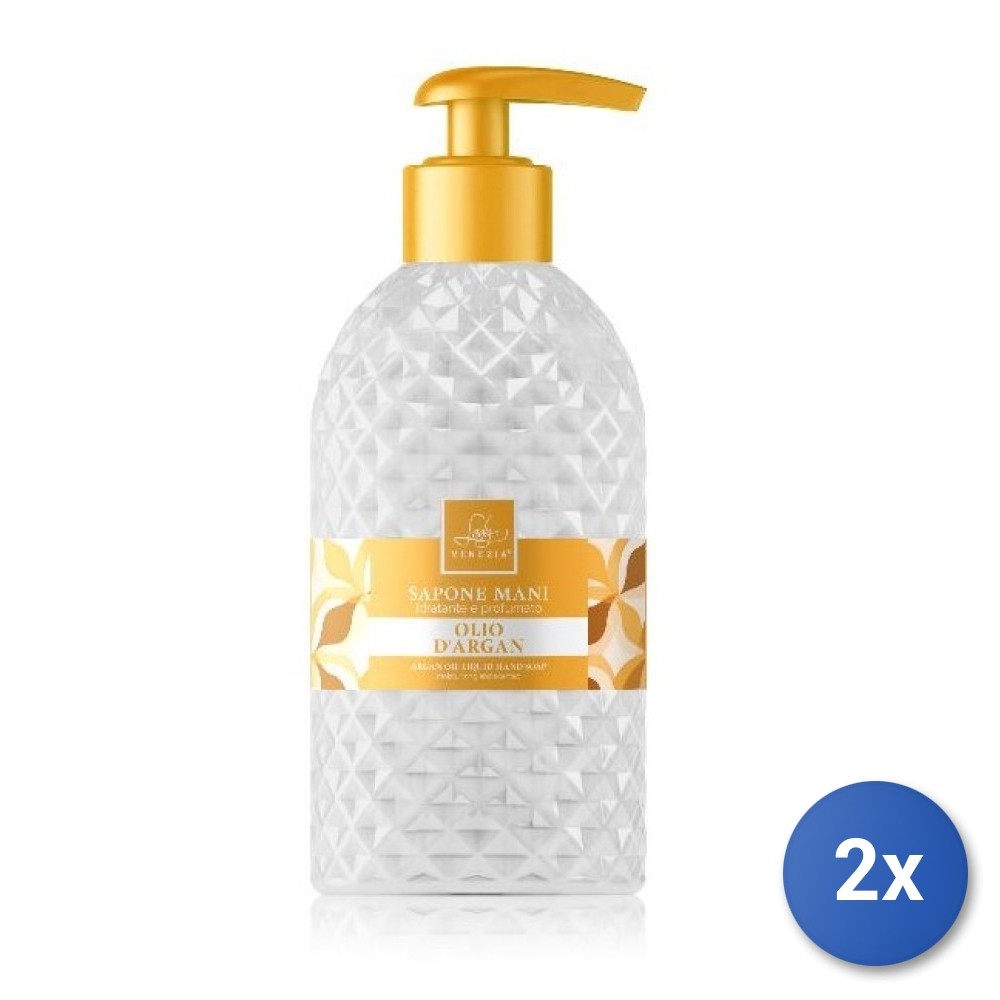 2X Lady Venezia Rainbow Soap 500 Ml Argan Oil