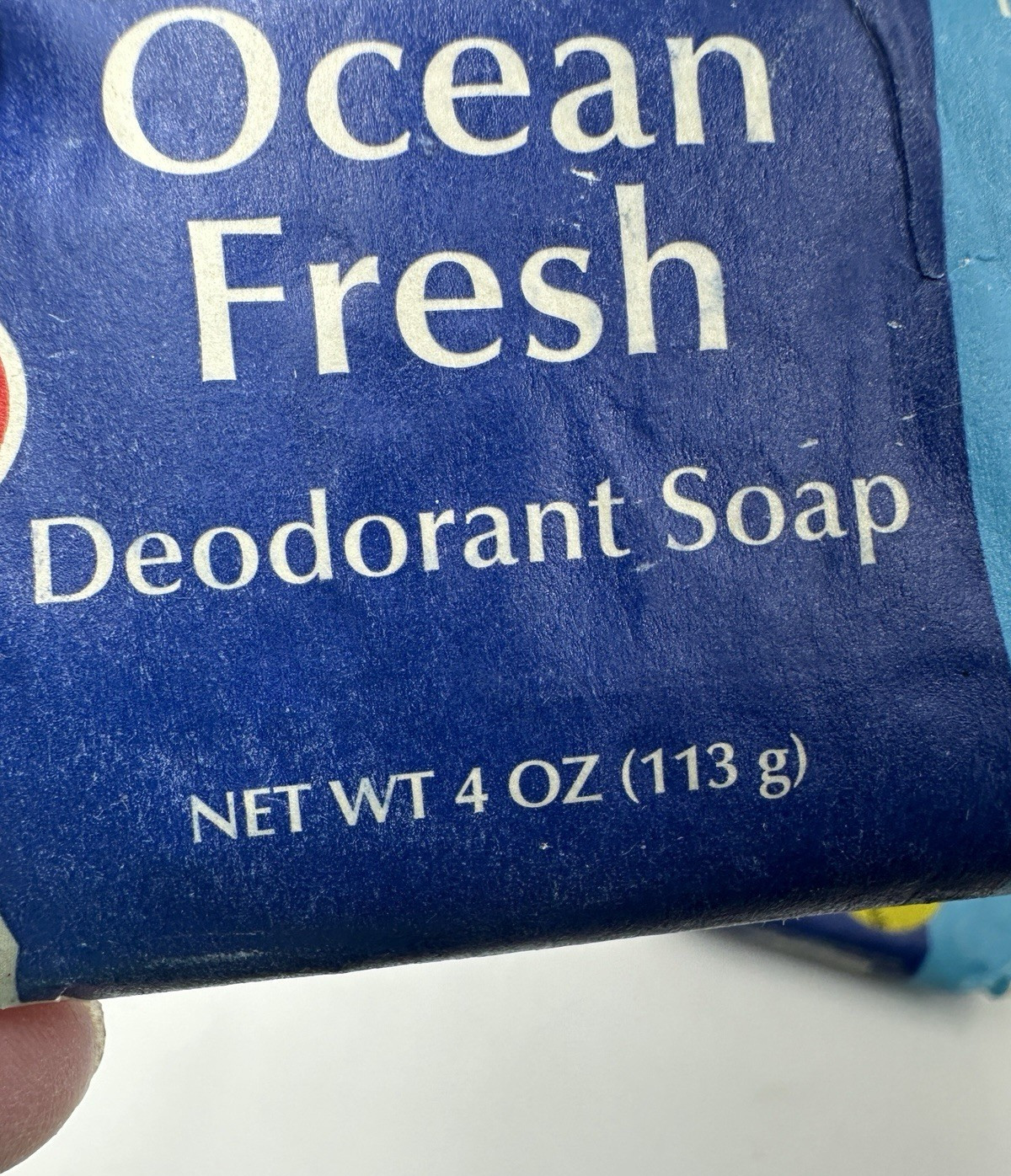 6 Walgreens Ocean Fresh Deodorant Bar Soap 4 oz NOS Made in Canada Vintage HTF