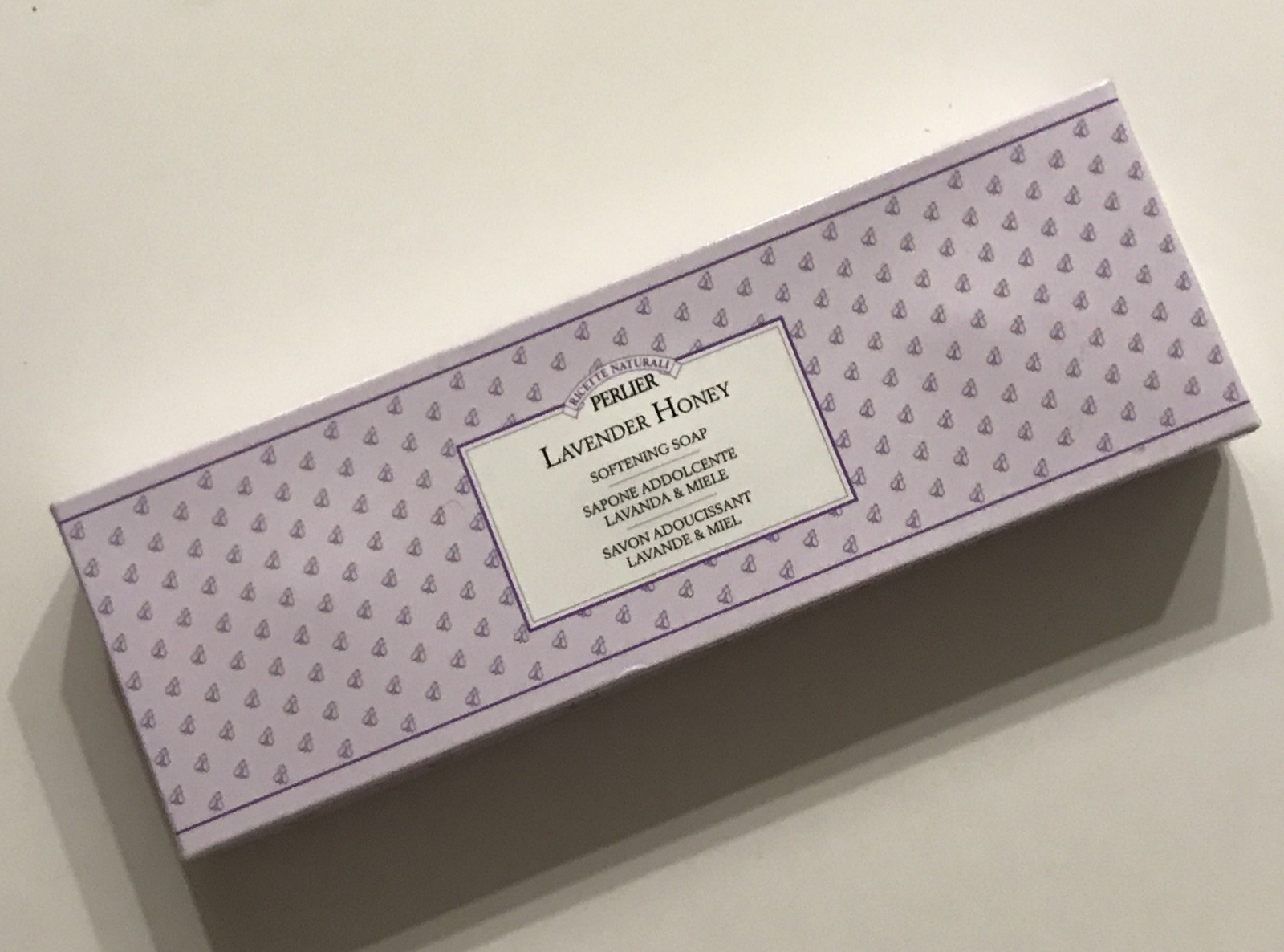 Perlier Lavender Honey Softening Soap – 3 X 4.4 Oz Sealed Bars Gift Set NIB