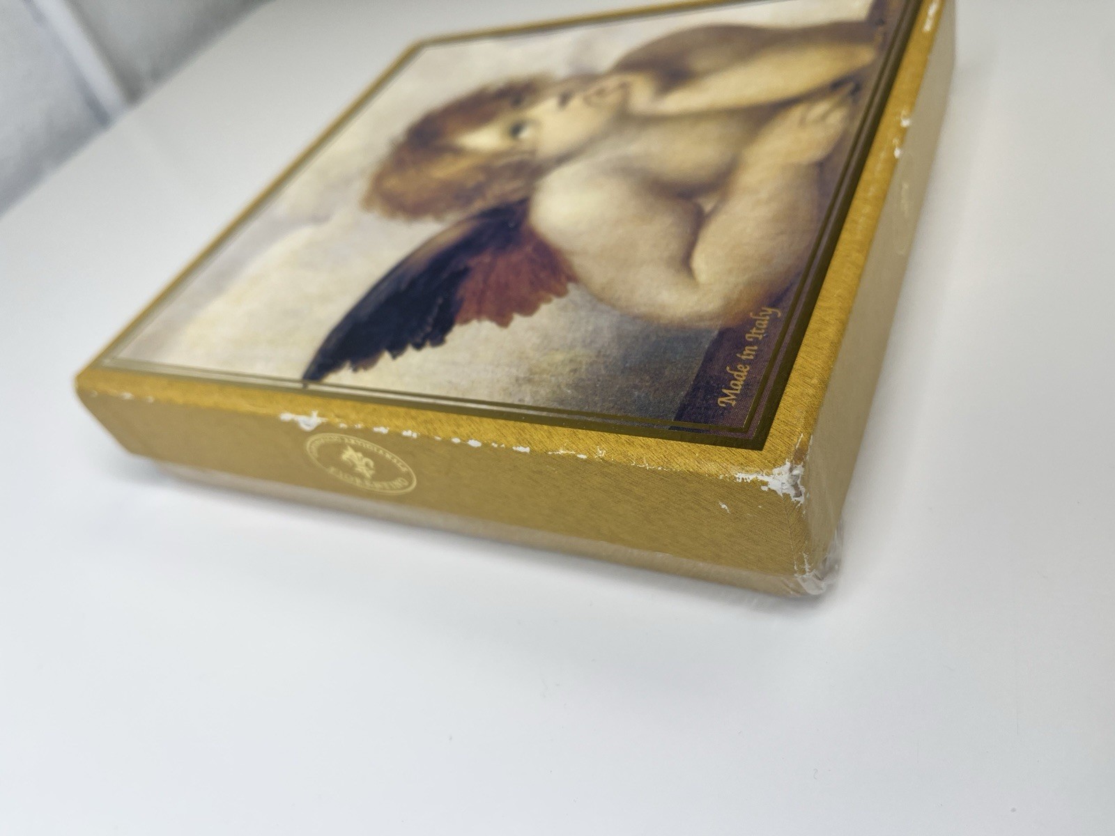 Saponificio Artigianale Fiorentino Raphael Cherub Angel Soap 4 Round Relief