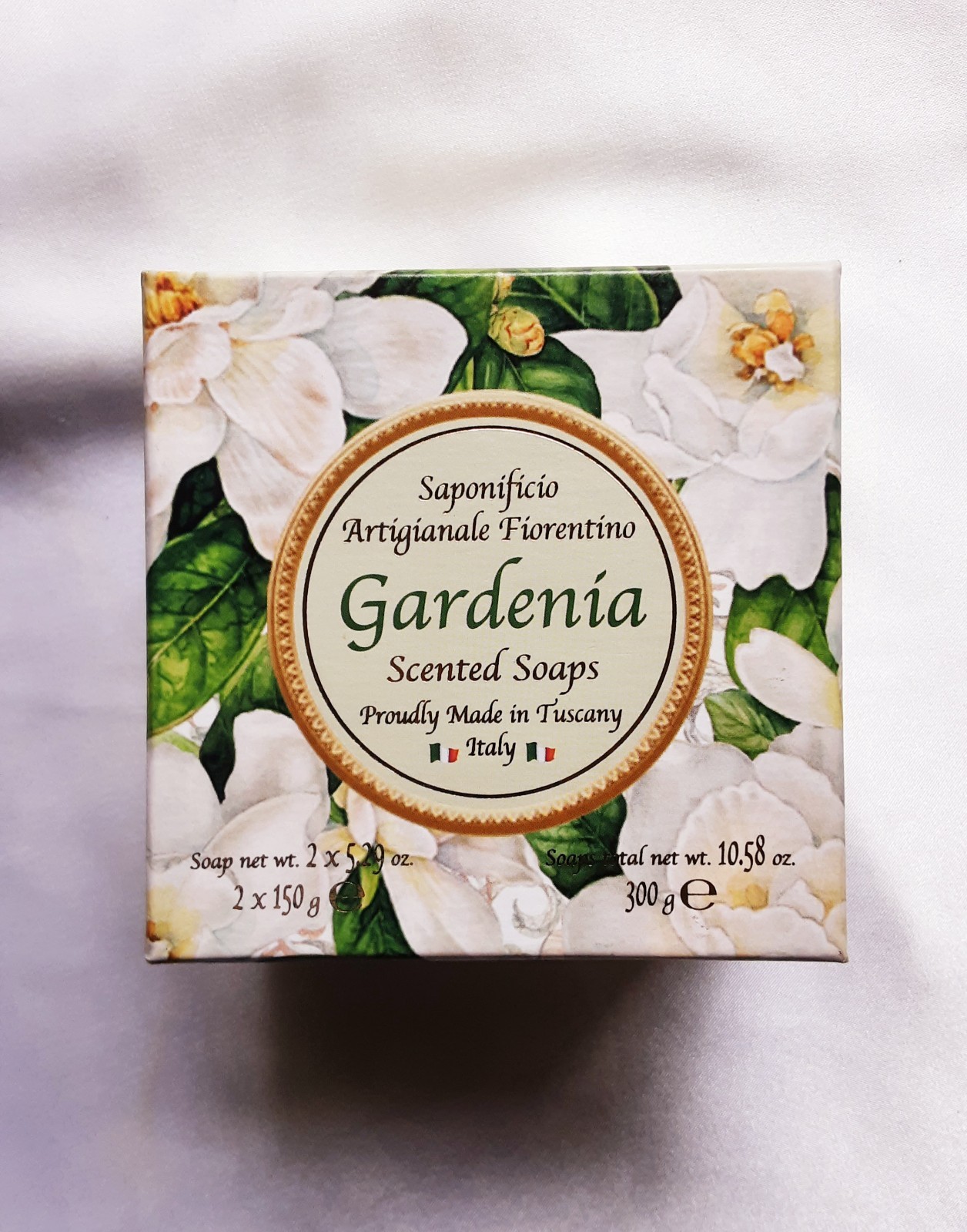 Saponificio Artigianale Fiorentino Gardenia 2 x 5.29oz Scented Soaps