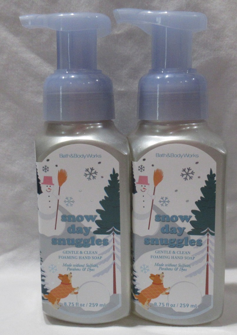 Bath & Body Works Gentle & Clean Foaming Hand Soap Lot Set 2 SNOW DAY SNUGGLES