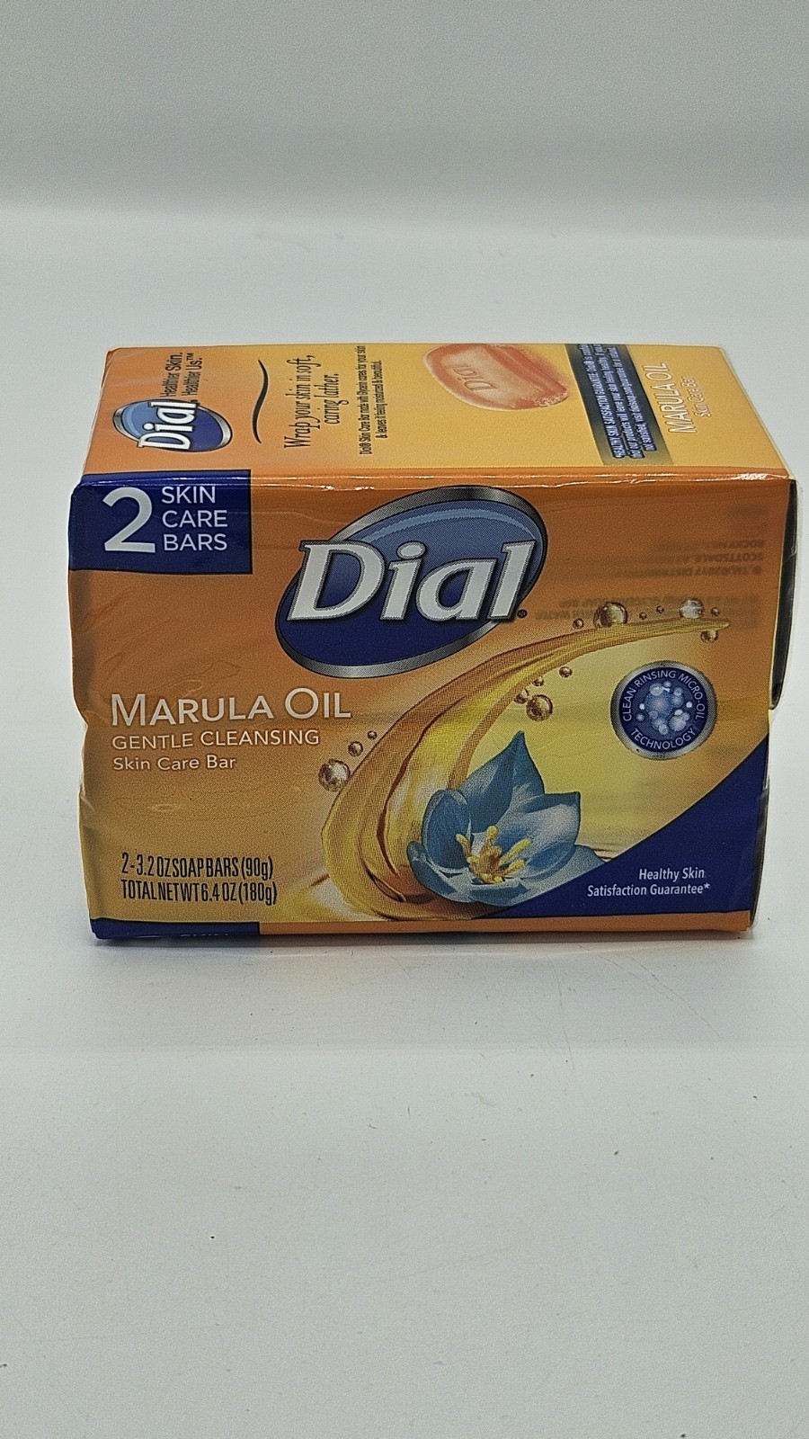 Dial Marula Oil Skin Care Bar 2‑Pack Bars Total New Sealed Discontinued NOS