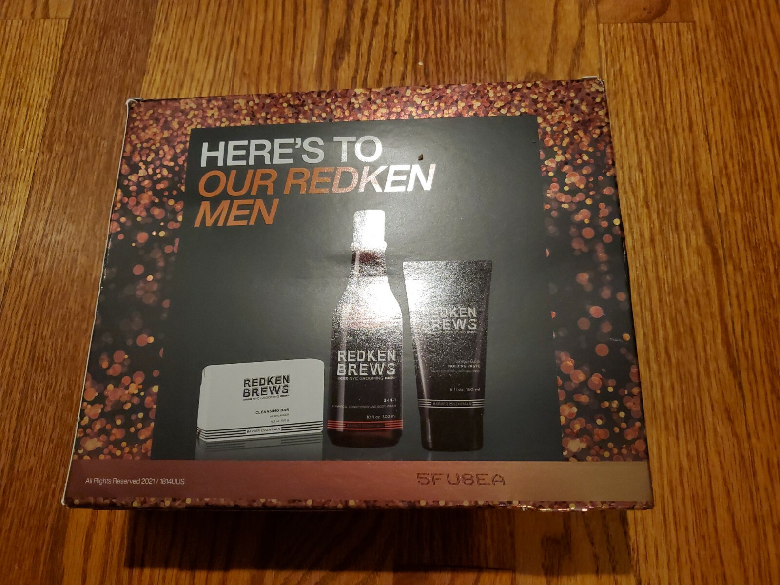 NEW SEAL Redken Brews GIFT SET Cleansing Bar • 3 In 1 •Work Hard Molding Paste