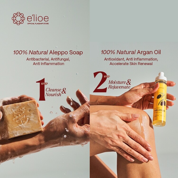 e’lioe Soap Laurel Berry Oil 2-Step Solution for ECZEMA Trouble Skin-200g – DHL