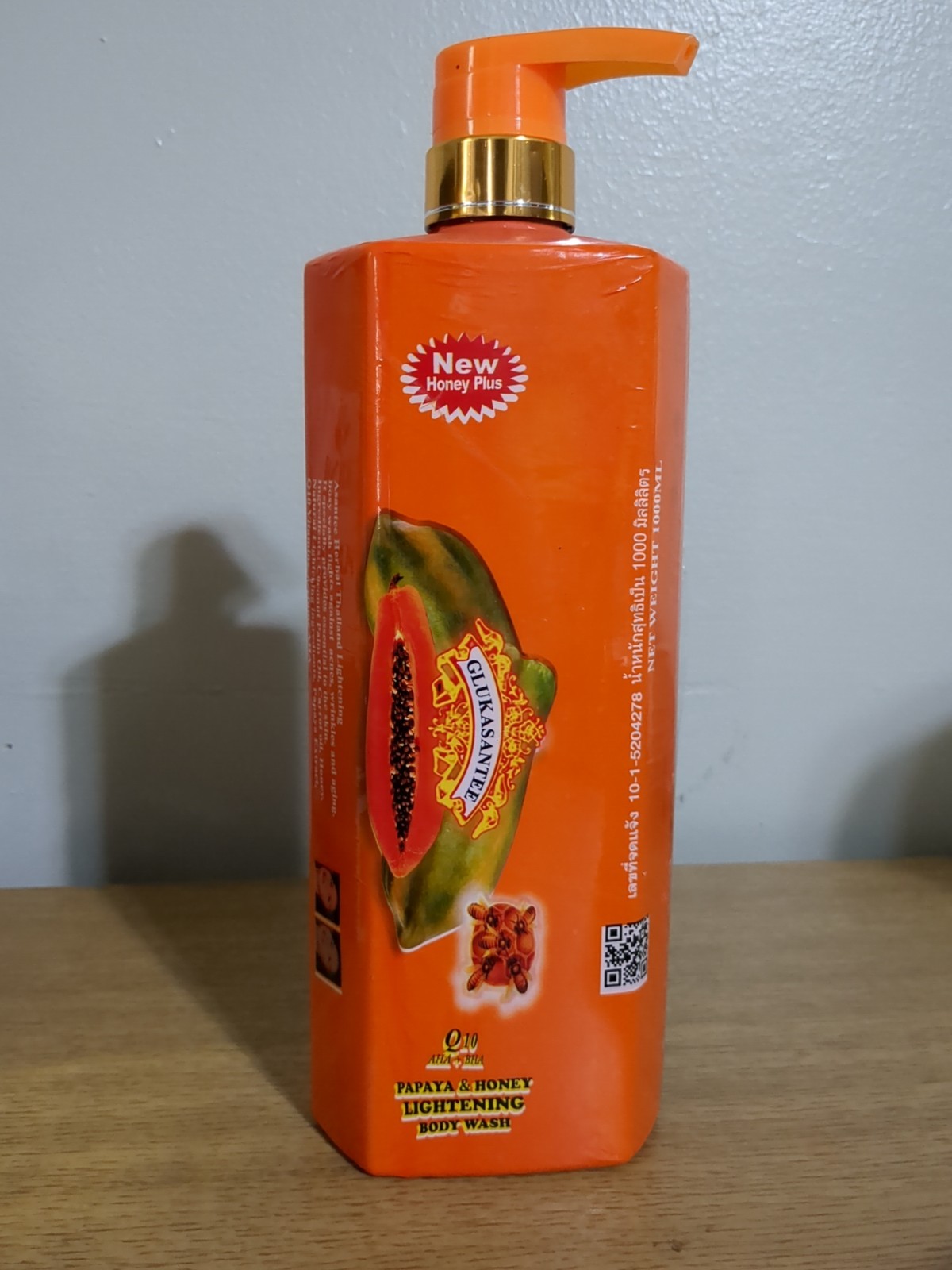 Asantee Thai Papaya & Honey Lightening Shower Gel 1000ML