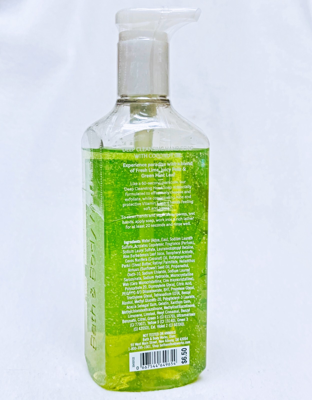 5 Bath & Body Works MIAMI MINT MOJITO Cleansing Gel Hand Soap 8.0 oz
