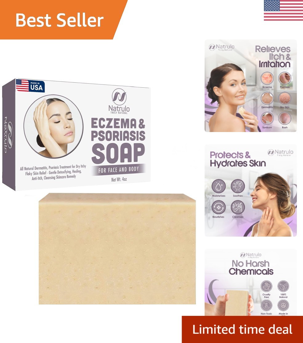 Detoxifying Anti-Itch Bar for Psoriasis & Dermatitis – All-Natural Formula