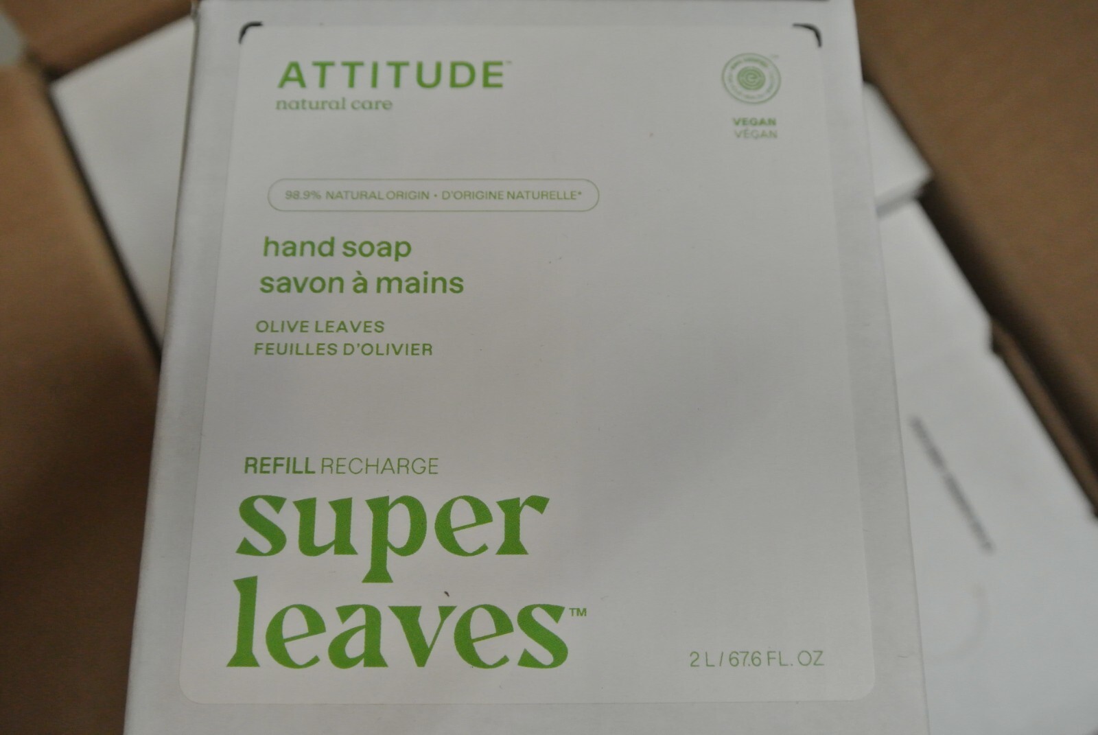 ATTITUDE Super Leaves Hand Soap, 4-2 Liter Refills – Olive Leaves