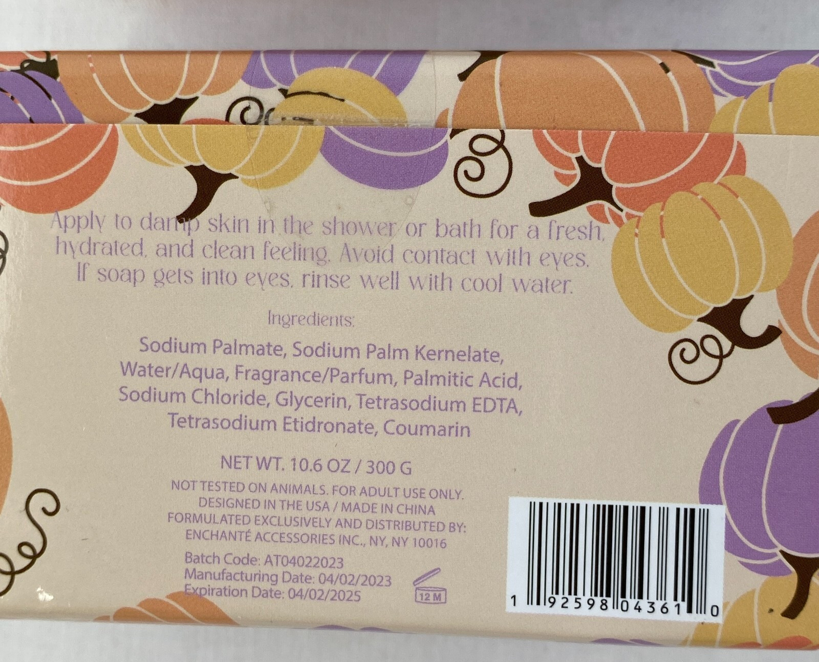 Belle Maison + Marina & Demme Bar Soap Warm Vanilla LOT of 3 EXP 04/02/25 B60