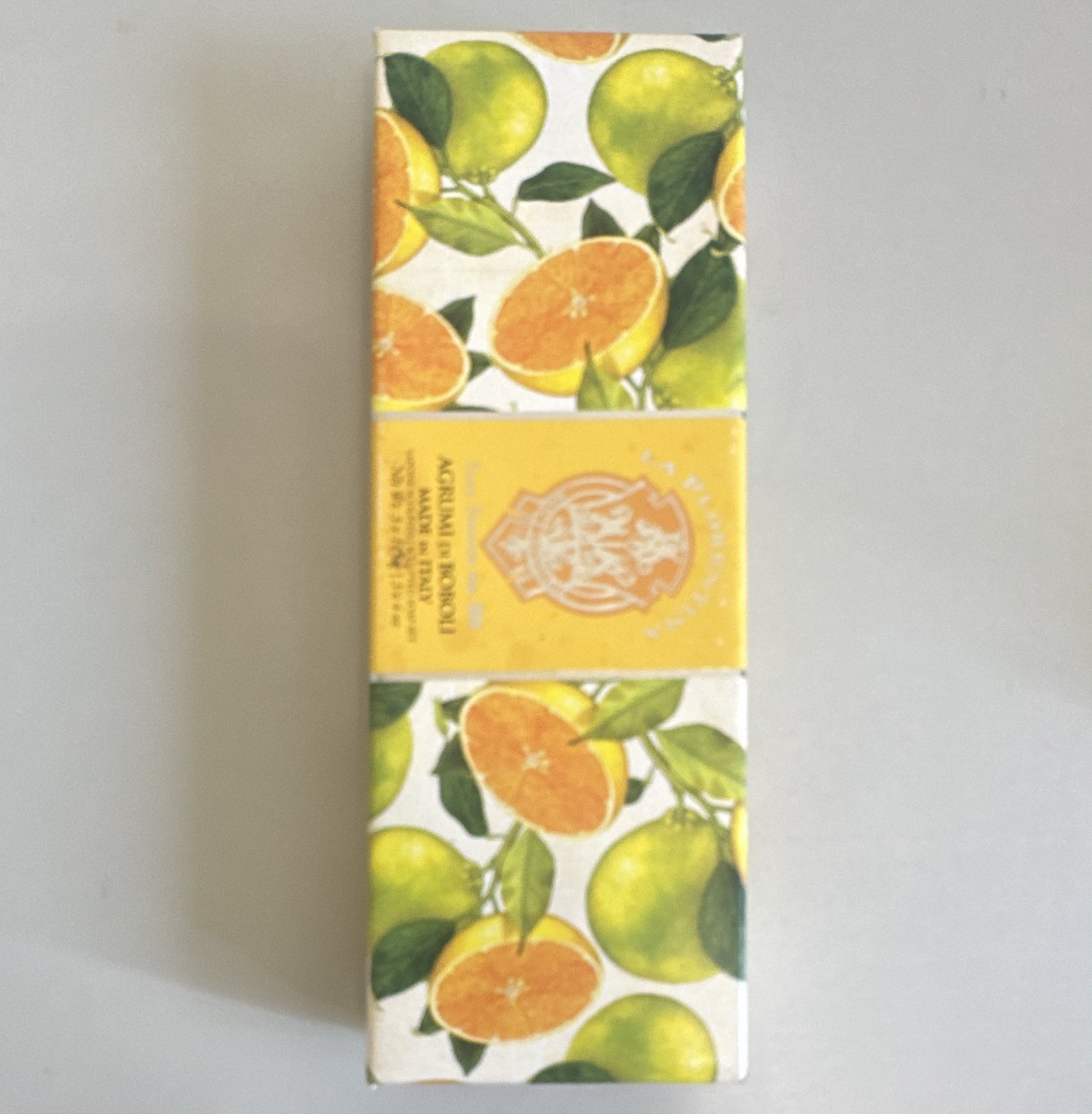 La Florentina Agrumi di Portofino Citrus Body Soap Bars 3 Pack 3.5 oz Each