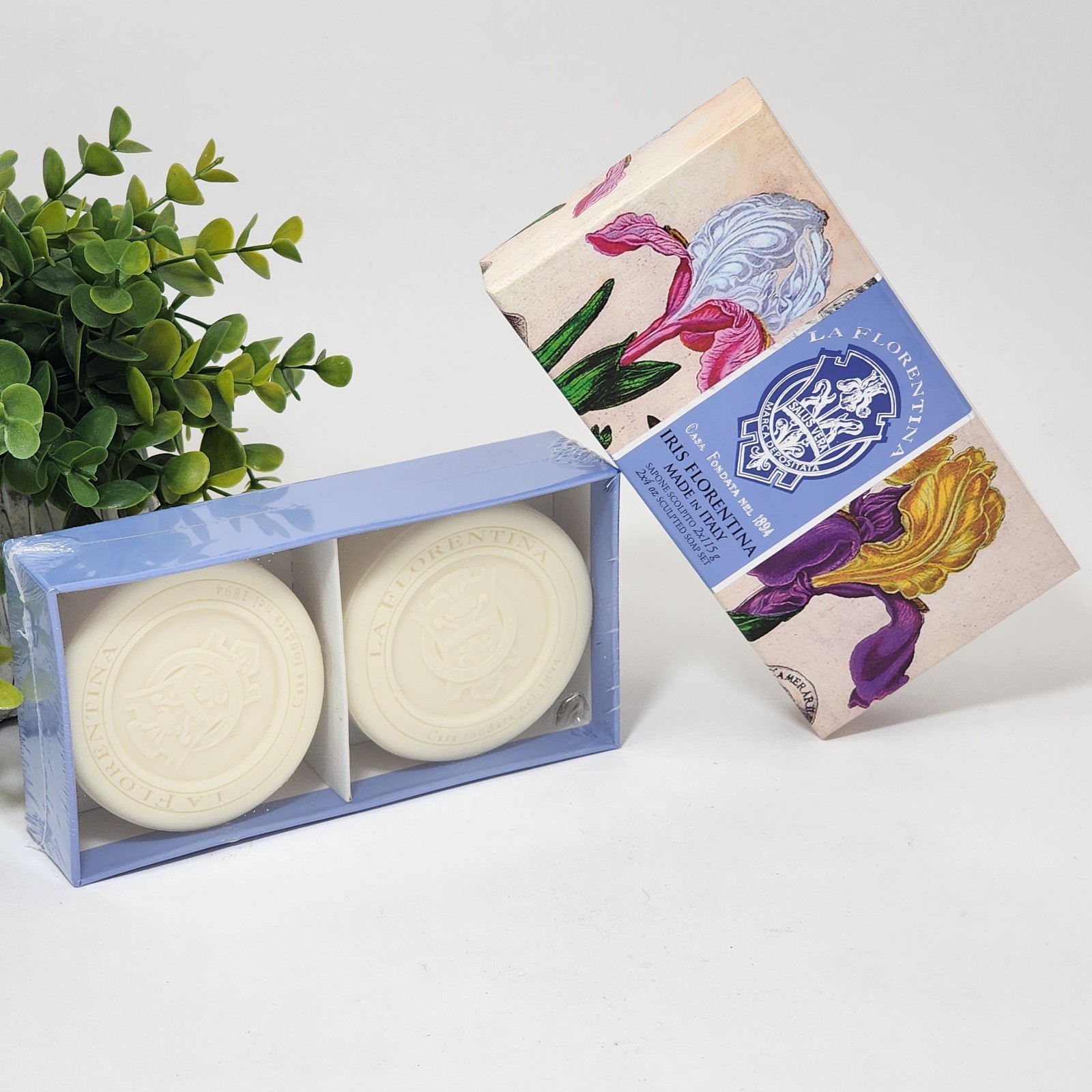 La Florentina Florentine Iris Scented Soap Bar by Saponerie Mario Fissi Gift Set