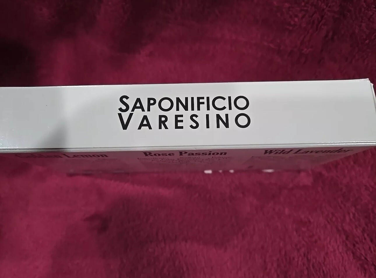 SAPONIFICIO VARESINO FLORAL COLLECTION,LAVENDER,ROSE,GOLDEN LEMON 5.25 EACH NIB