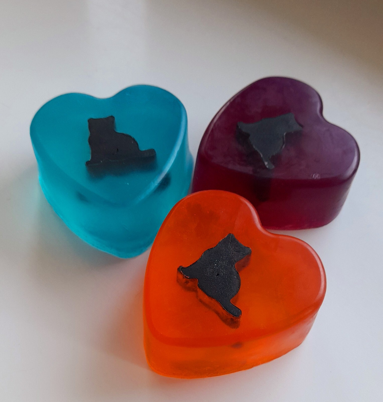 Aloe Glycerin Soap With A Charcoal Kitty All Natural Vegan Cats Kitty Kitten Emo