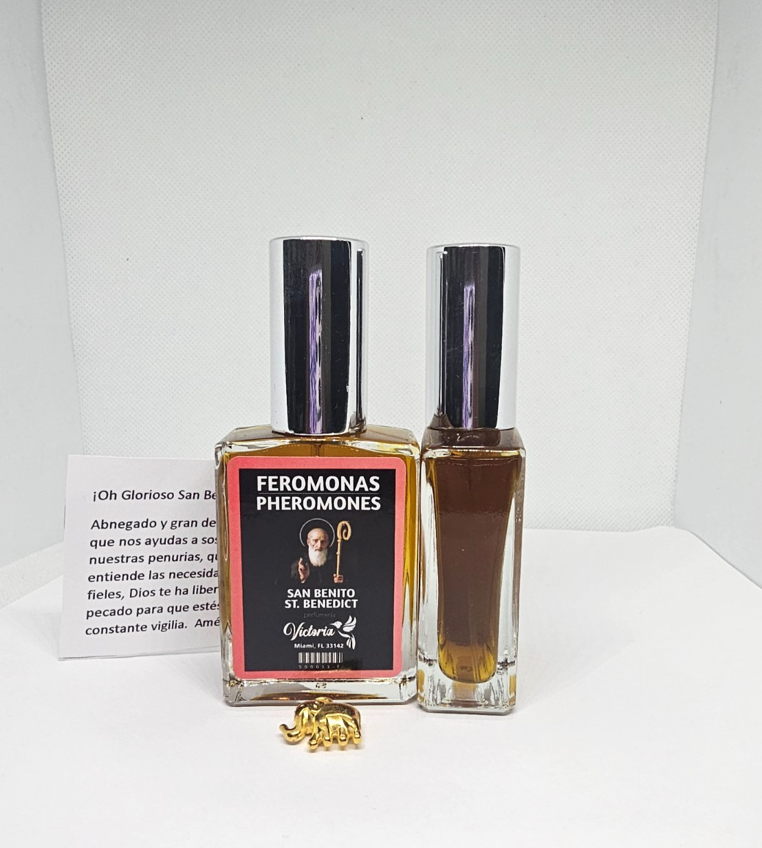 PERFUME SAN BENITO / SAINT BENEDICT PARA PROTECCION GUARDIA ATRAE FORTUNA EXITO