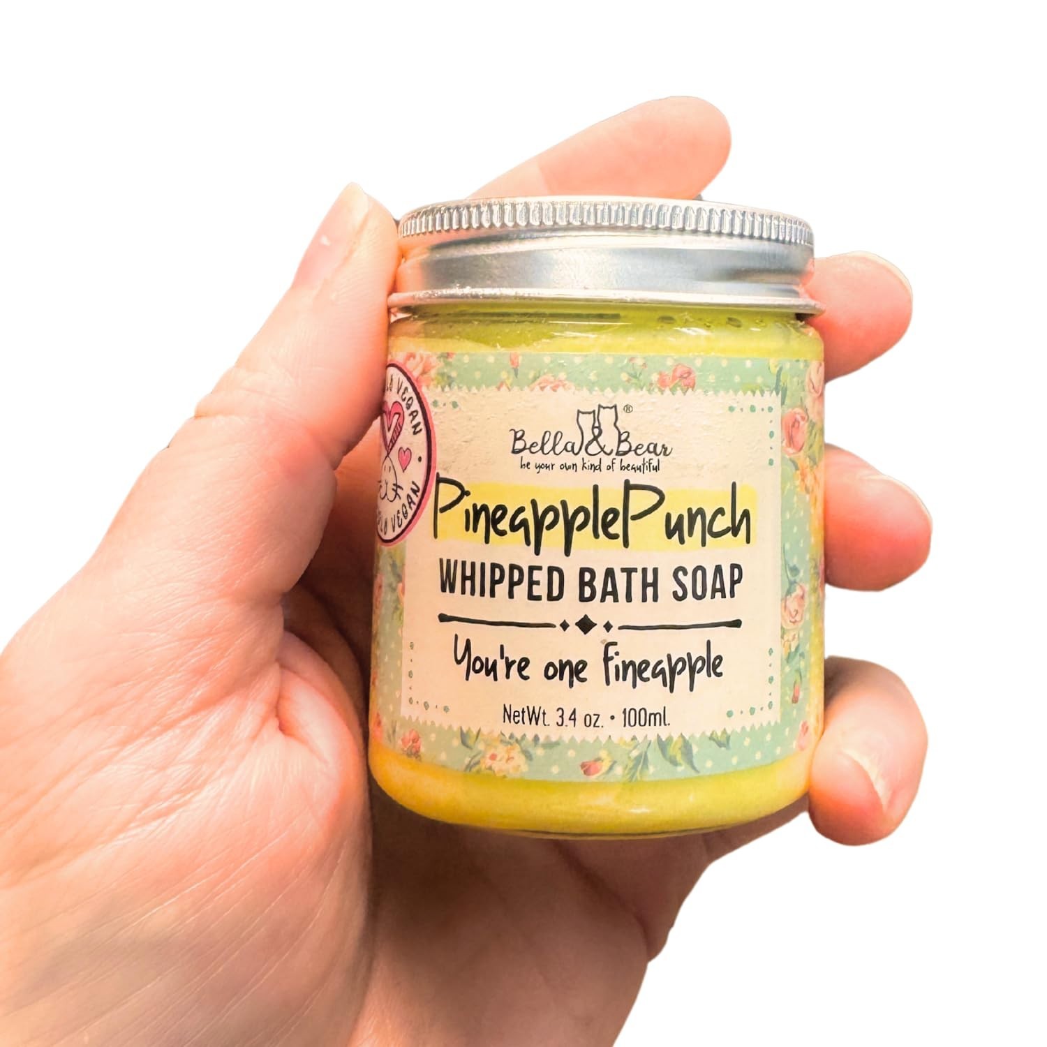Bella & Bear Pineapple Whipped Soap – Paraben Free – Cruelty-Free Body Wash …