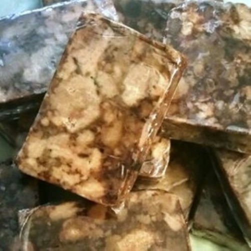12 oz of Raw African Black Soap – (3 Pkgs of 4 oz Each)
