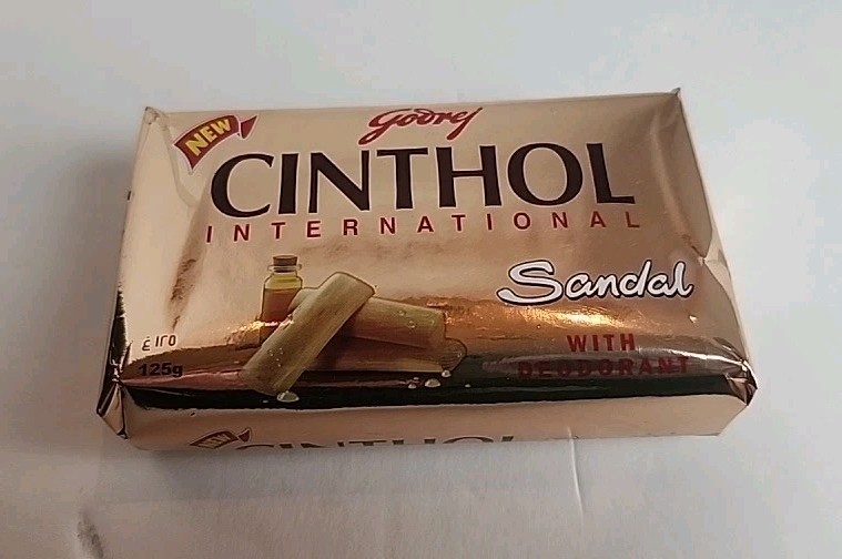 Godrej Cinthol Sandal Soap 125g With Deodorant, Made In The United Arab Emirates