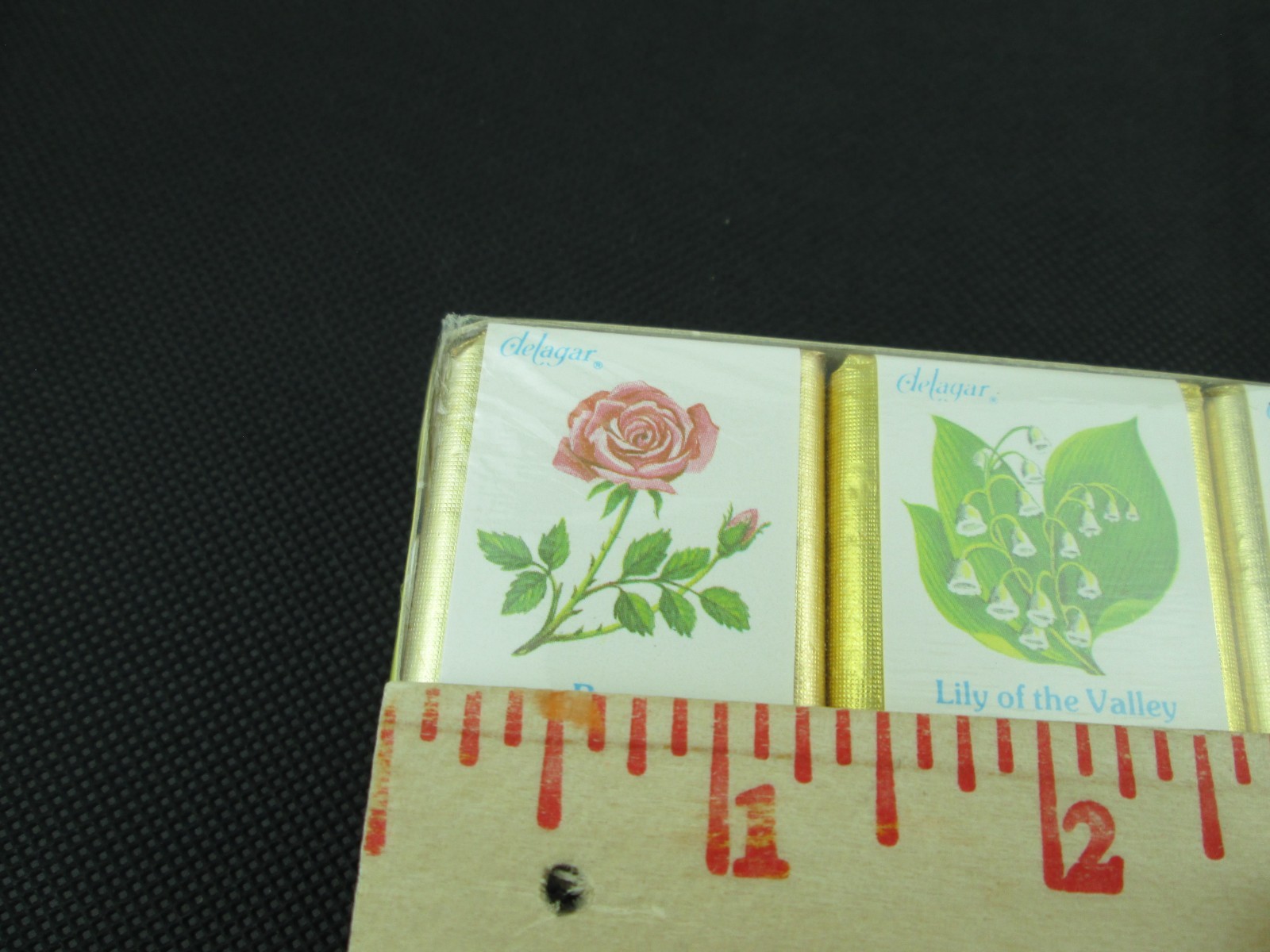 English Bath Cubes Delagar Made in England Set of 6 Floral Scents 9 oz. 250g NOS
