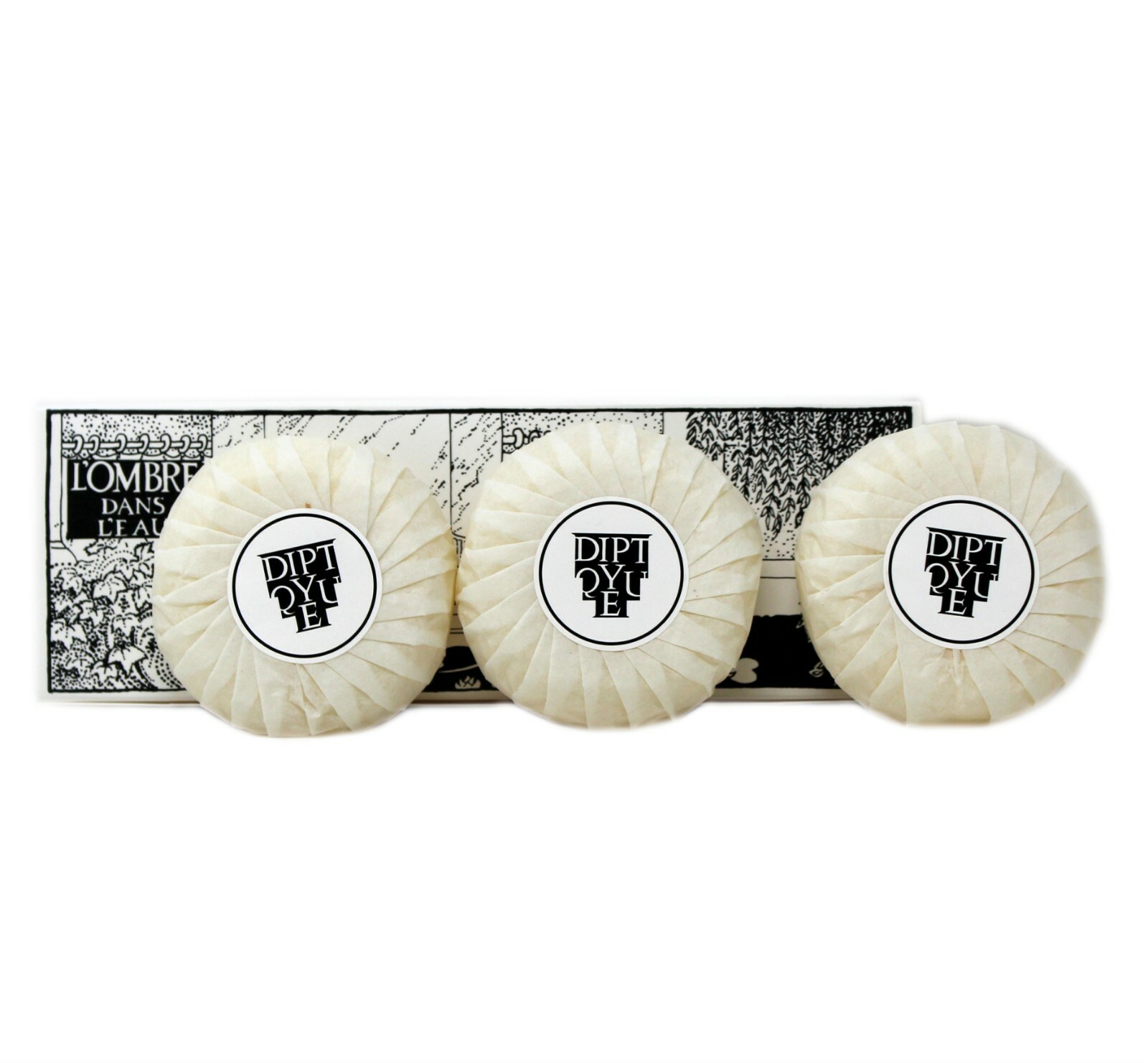 DIPTYQUE L’OMBRE DANS L’EAU 3 PERFUMED SOAPS 3X100G / 3X3.5 OZ.