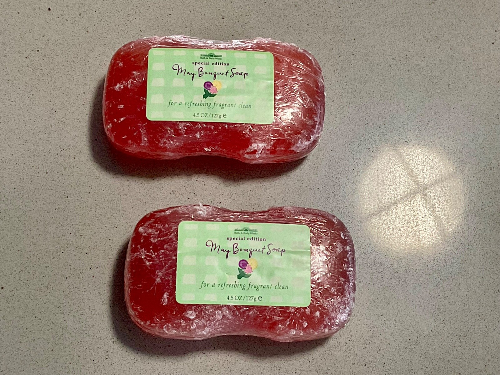 BATH AND BODY WORKS MAY BOUQUET GEL SOAP BARS X2 ~ RARE ~ SEALED