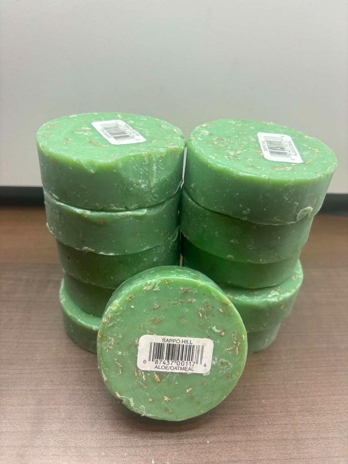 Sappo Hill Soapworks Glycerine Creme Aloe Oatmeal Bar Soap 3.5oz Case of 11