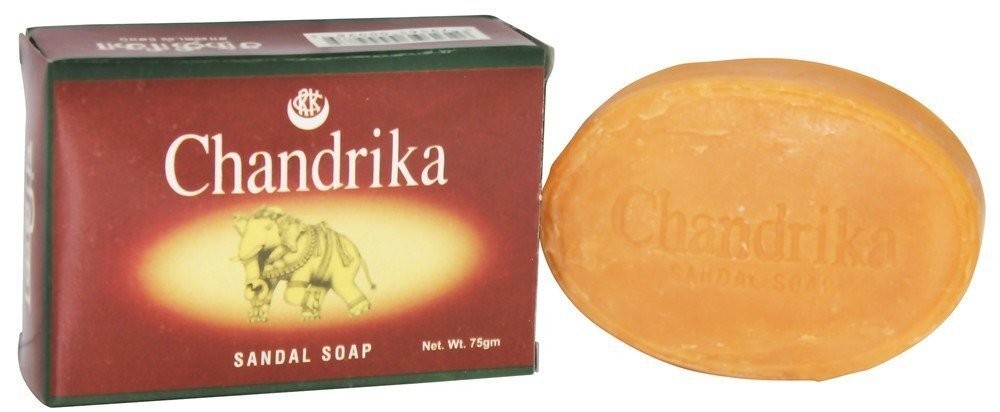 Chandrika Ayurvedic Sandal Bar Soap with Coconut Oil & Sandalwood Extract 75 g