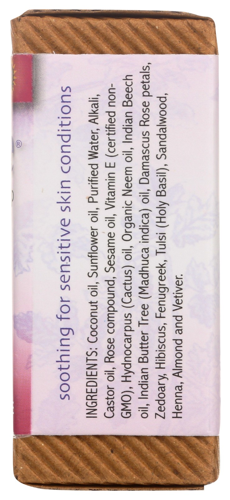 Auromere Himalayan Rose Ayurvedic Neem Bar Soap 2.75 Oz Natural 1 Pack