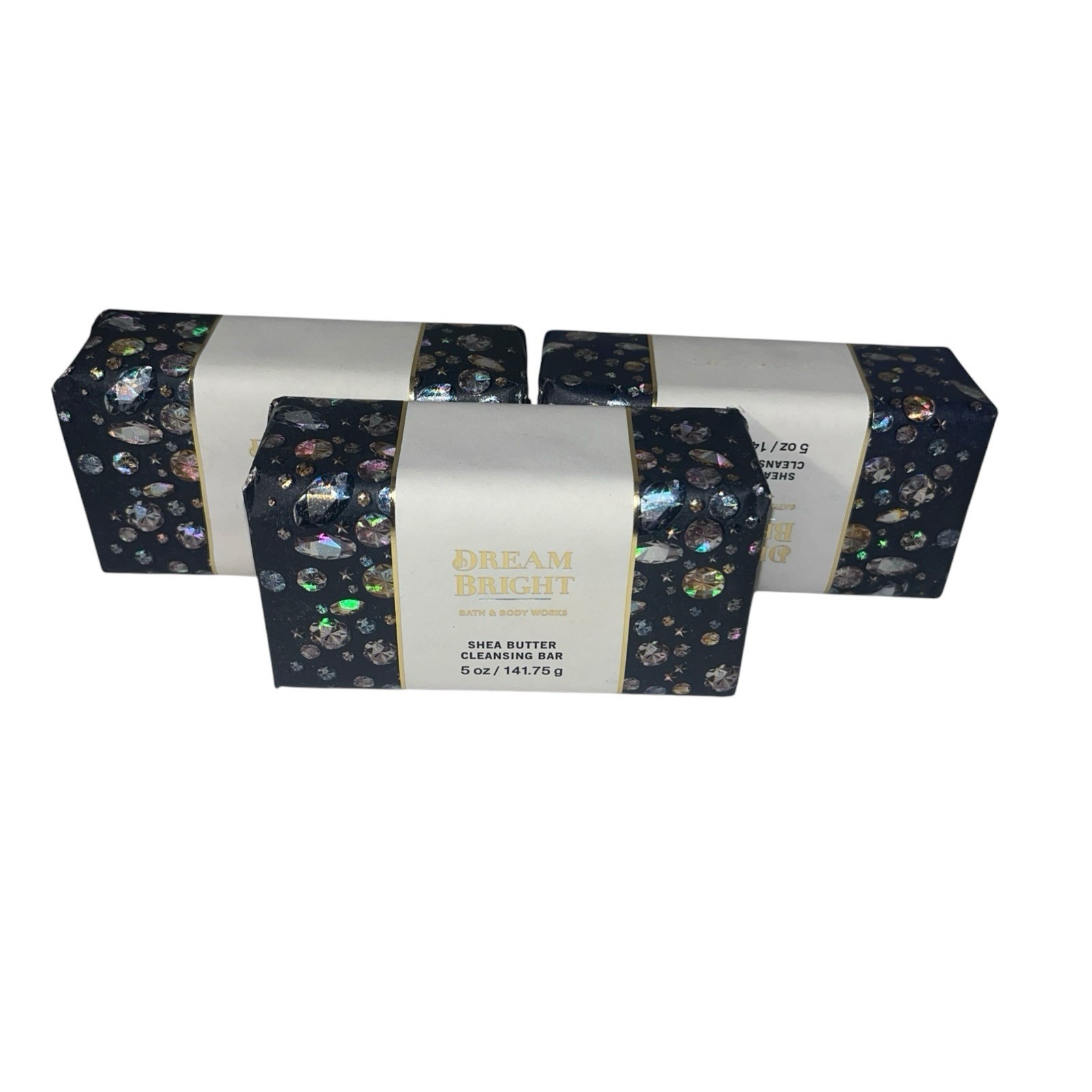 3 Bath & Body Works DREAM BRIGHT Shea Butter Cleansing Bar 5oz New