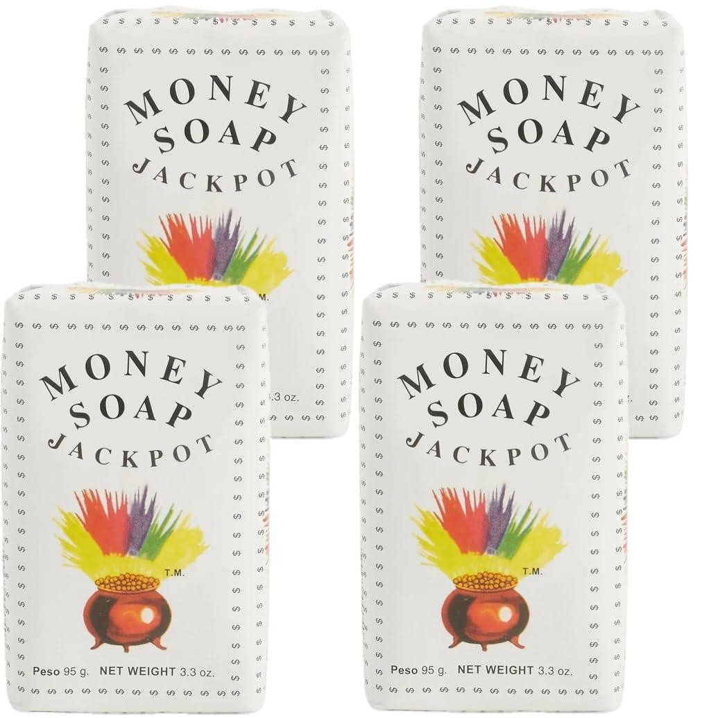 Lanman & Kemp Money Jackpot Soap Bar 3.3 Oz (Pack of 4) – NO MONEY INSIDE