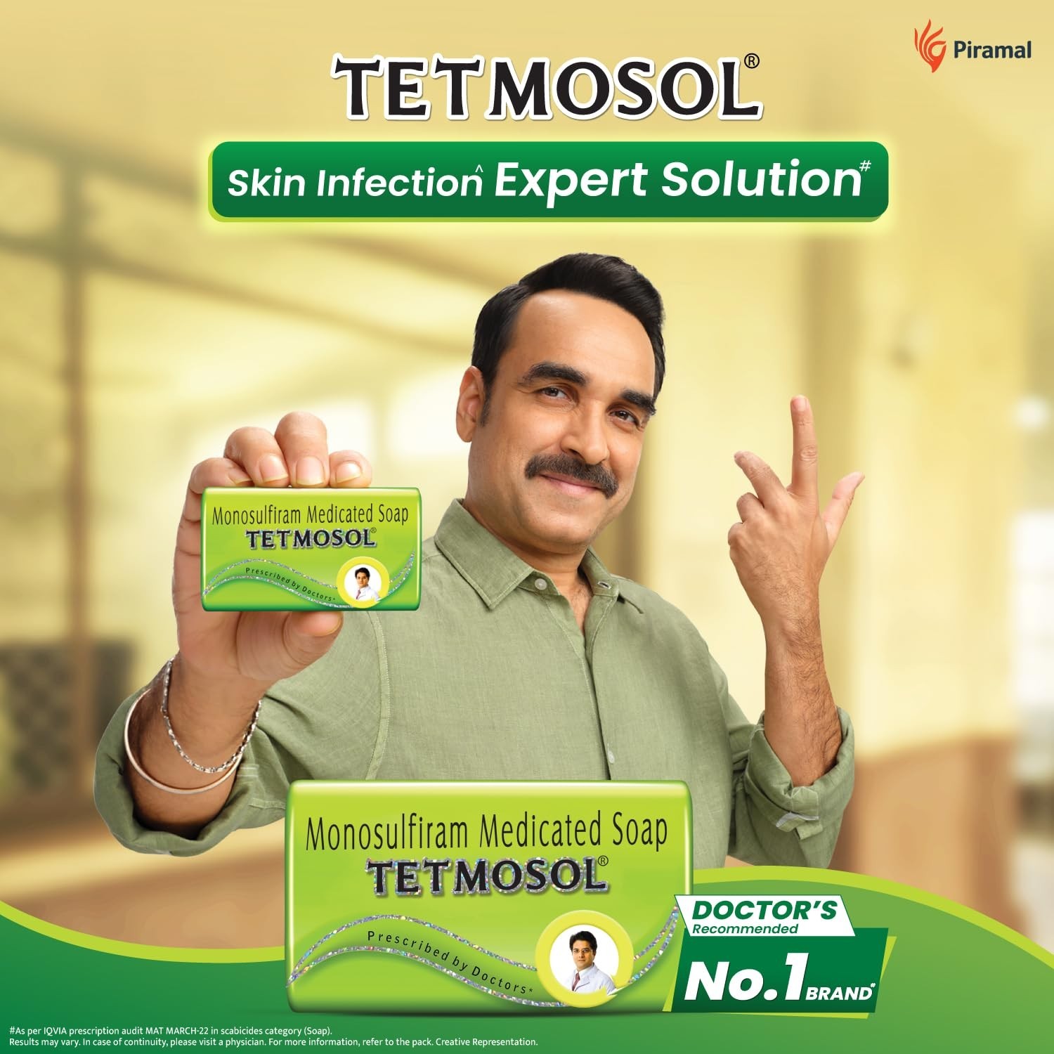 Tetmosol Monosulfiram Medicated Soap 100gm x 4 free shipping