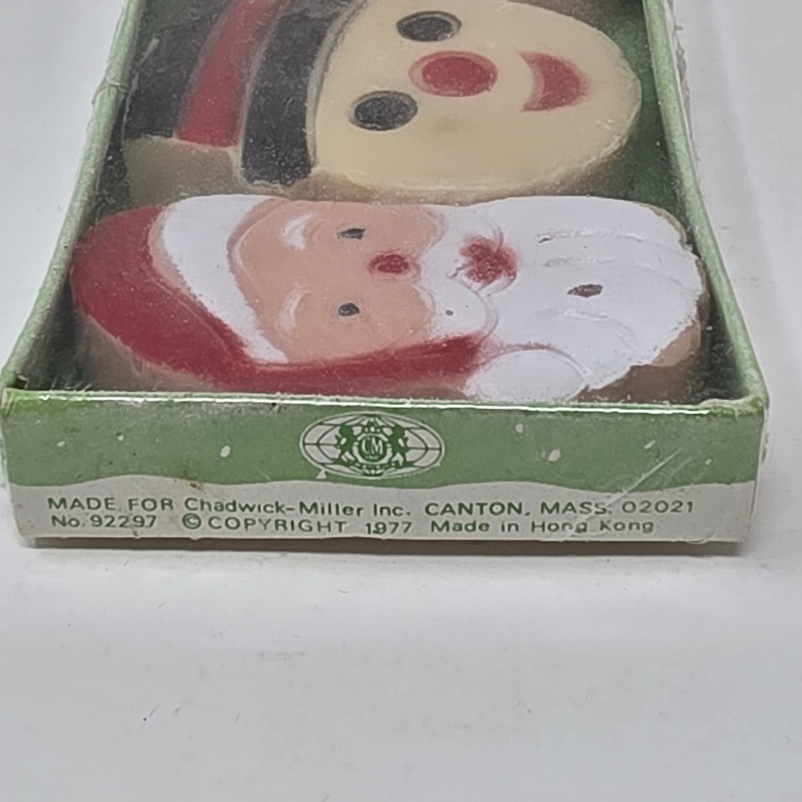 NOS 1977 Vintage Christmas Decorative Soap Santa Snowman