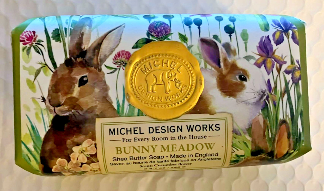 BUNNY MEADOW Michel Design Works scented soap with moisturizing shea butter NEW