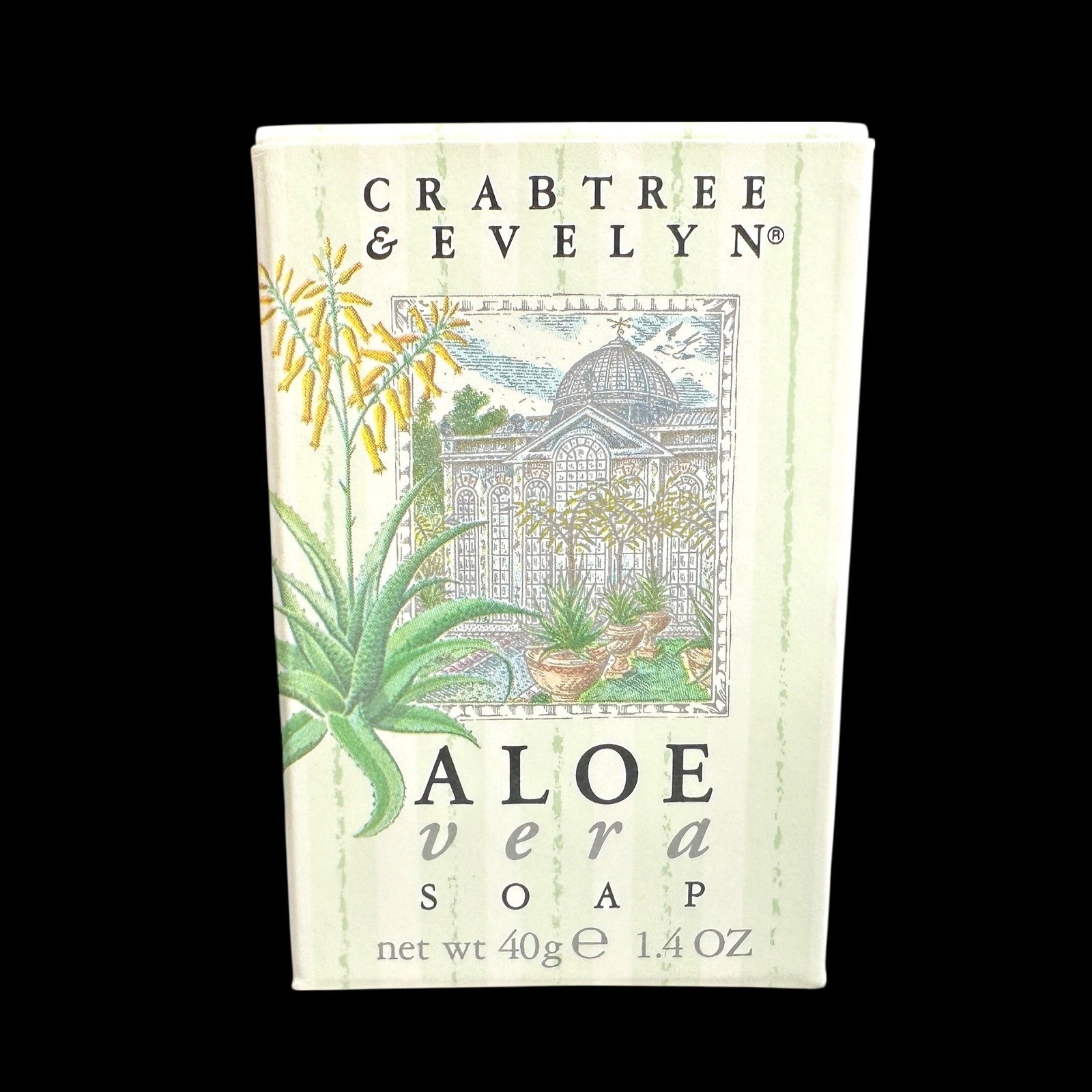 Crabtree & Evelyn Aloe Vera Soap Set of 3 Vintage 1.4oz 40g Bars Made in USA