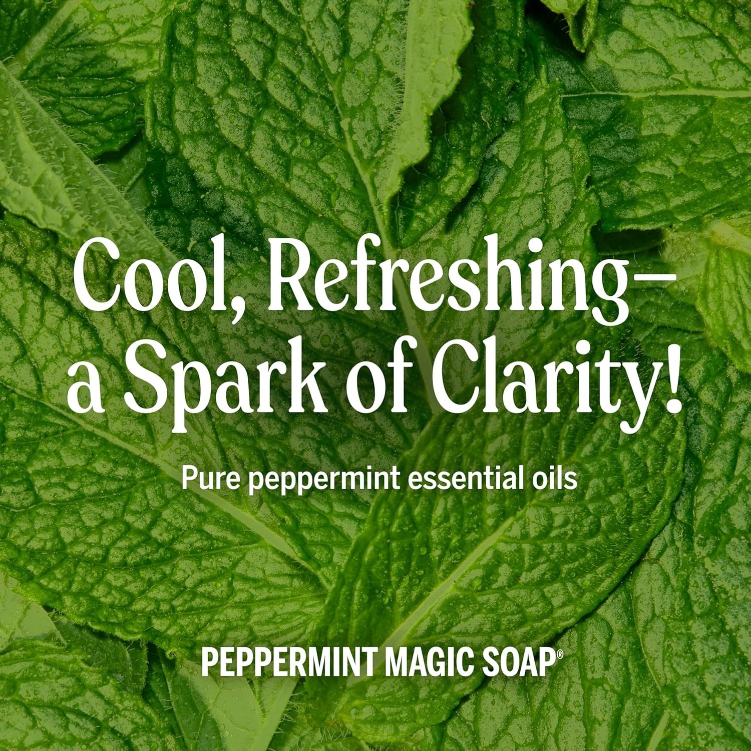 18-in-1 Pure-Castile Liquid Soap 8 Oz Peppermint – Organic, Non-GMO,