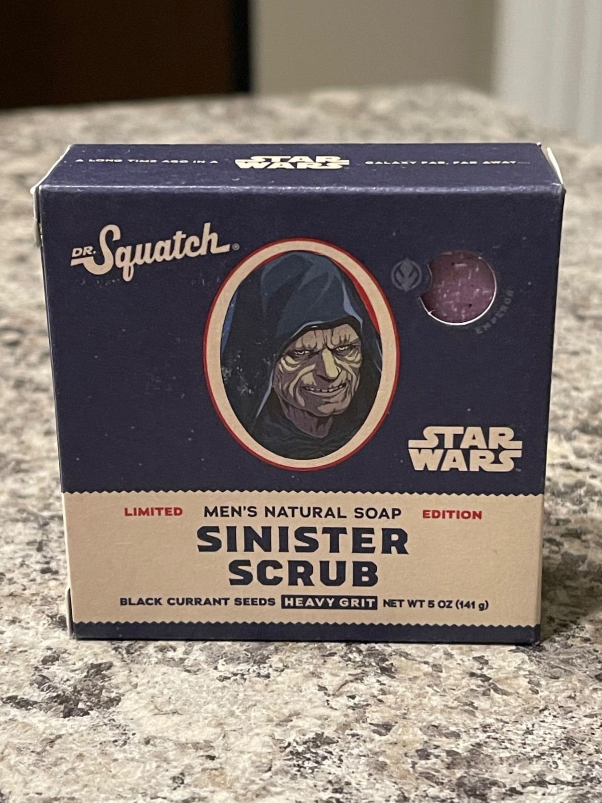 Dr Squatch Limited Edition STAR WARS Soap Complete 6 Bar Set Lot RARE! Vader