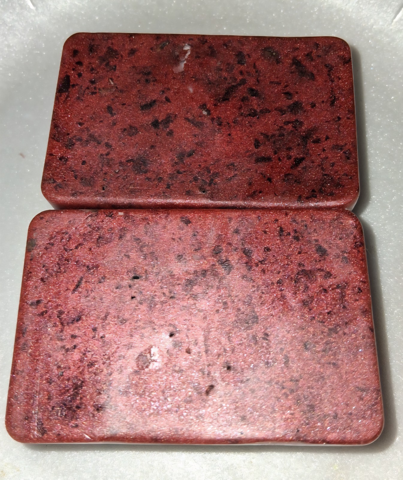 Set Of 2 Rose Petal Soap