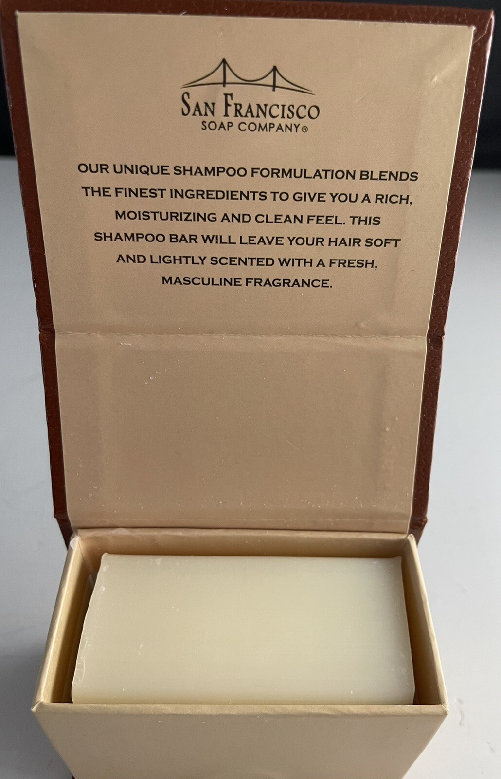 San Francisco Soap Company Man Bar Shampoo Bar 4 Ounce Cedar + Sandalwood