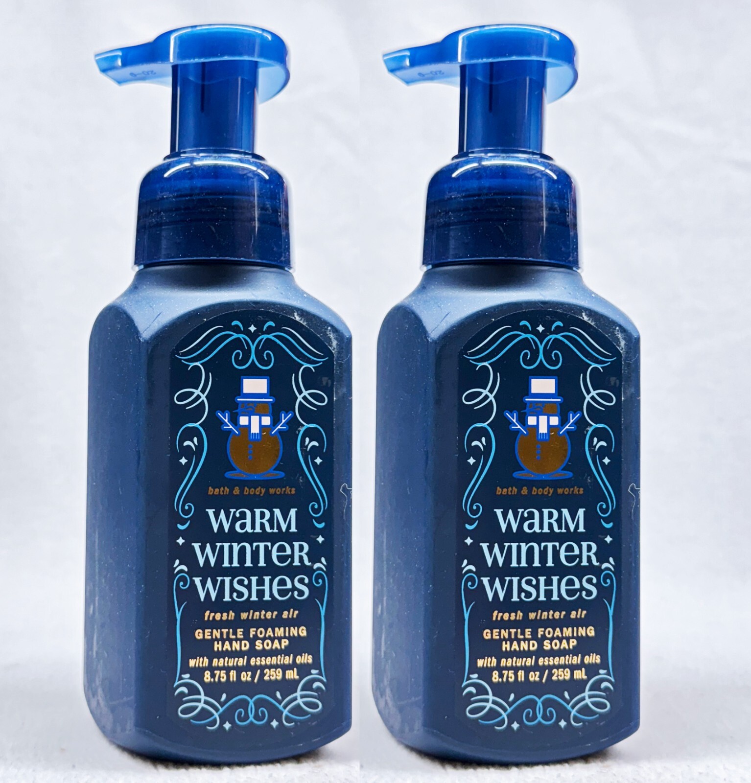 2 Bath & Body Works FRESH WINTER AIR Gentle Foaming Hand Soap 8.75 oz