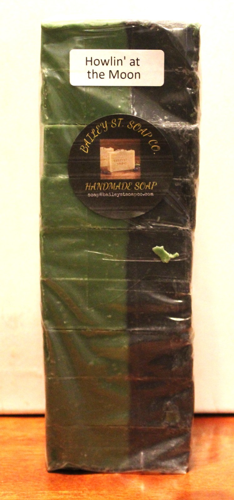 Howlin at the Moon Cold Processed handmade soap loaf, 9 precut bars