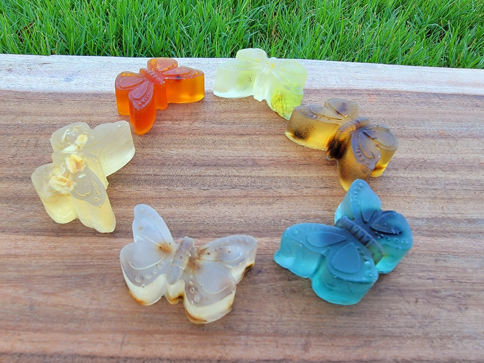Blue Wings HNS Aloe Mariposita Sampler (6) pcs, 0.5oz each, 3 oz Natural Soap