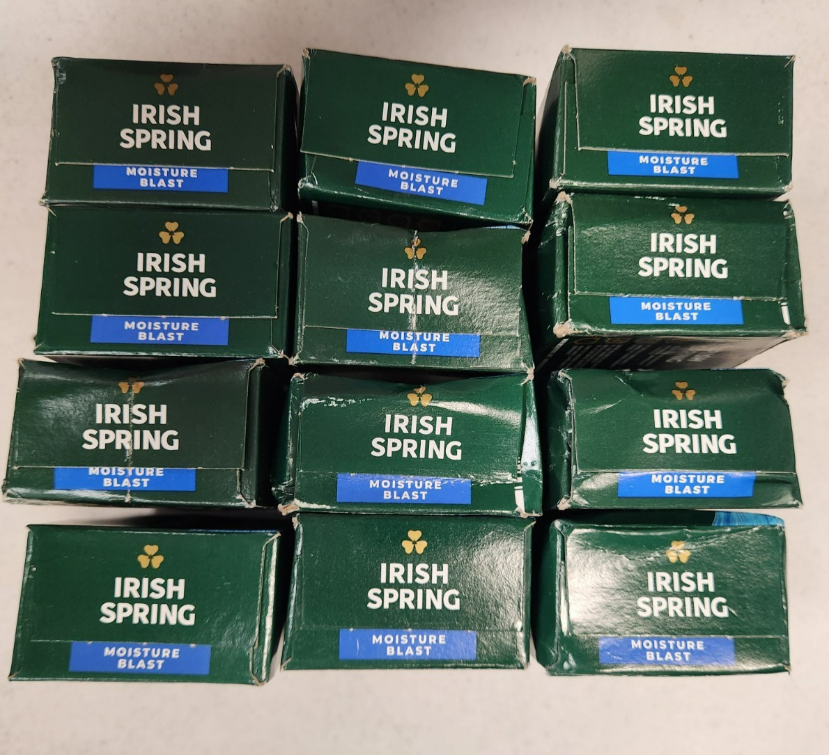 12 Bars: Irish Spring Moisture Blast Bar Soap, 3.7 oz. ea. W7B