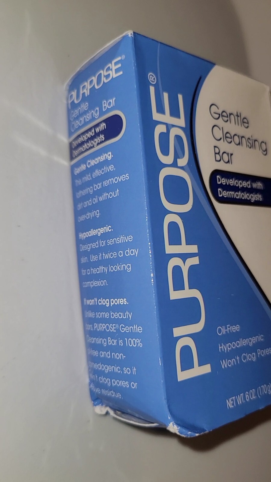 Purpose Gentle Cleansing Bar Hypoallergenic For Sensitive Skin 6oz- READ BELOW!