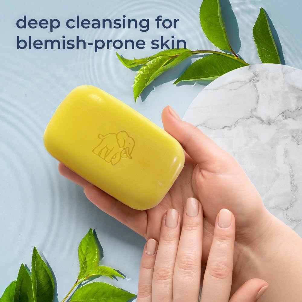Dead Sea Sulfur Soap with Olive Oil – 4.4 oz – 5 Pack